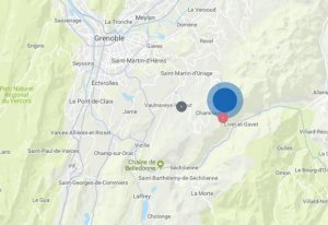 A 2.5 magnitude earthquake in the Chamrousse area