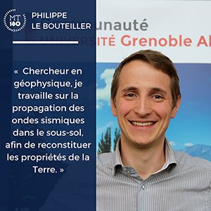 Philippe LE BOUTEILLER remporte la finale grenobloise du concours "Ma thèse en 180 secondes" (MT180) 