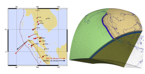 Déformations associées aux megaséismes de subduction (Sumatra, Tohoku, Maule