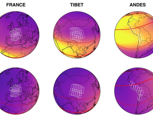 A validation of Global Ionospheric Maps for the correction of InSAR data at long spatial wavelengths