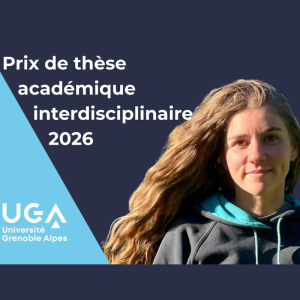 Prix de thèse 2026 : Manon Lorcery lauréate du prix de thèse interdisciplinaire
